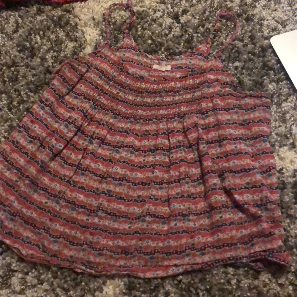 patterned flowy tank from aerie
